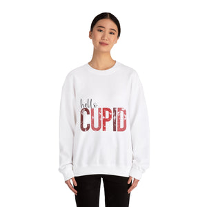 Hello Cupid Valentine's Day Crewneck Sweatshirt-Phoenix Styles