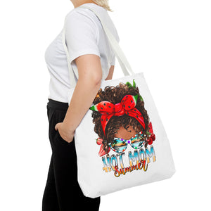 Hot Mom Summer Afro Tote Bag-Phoenix Styles