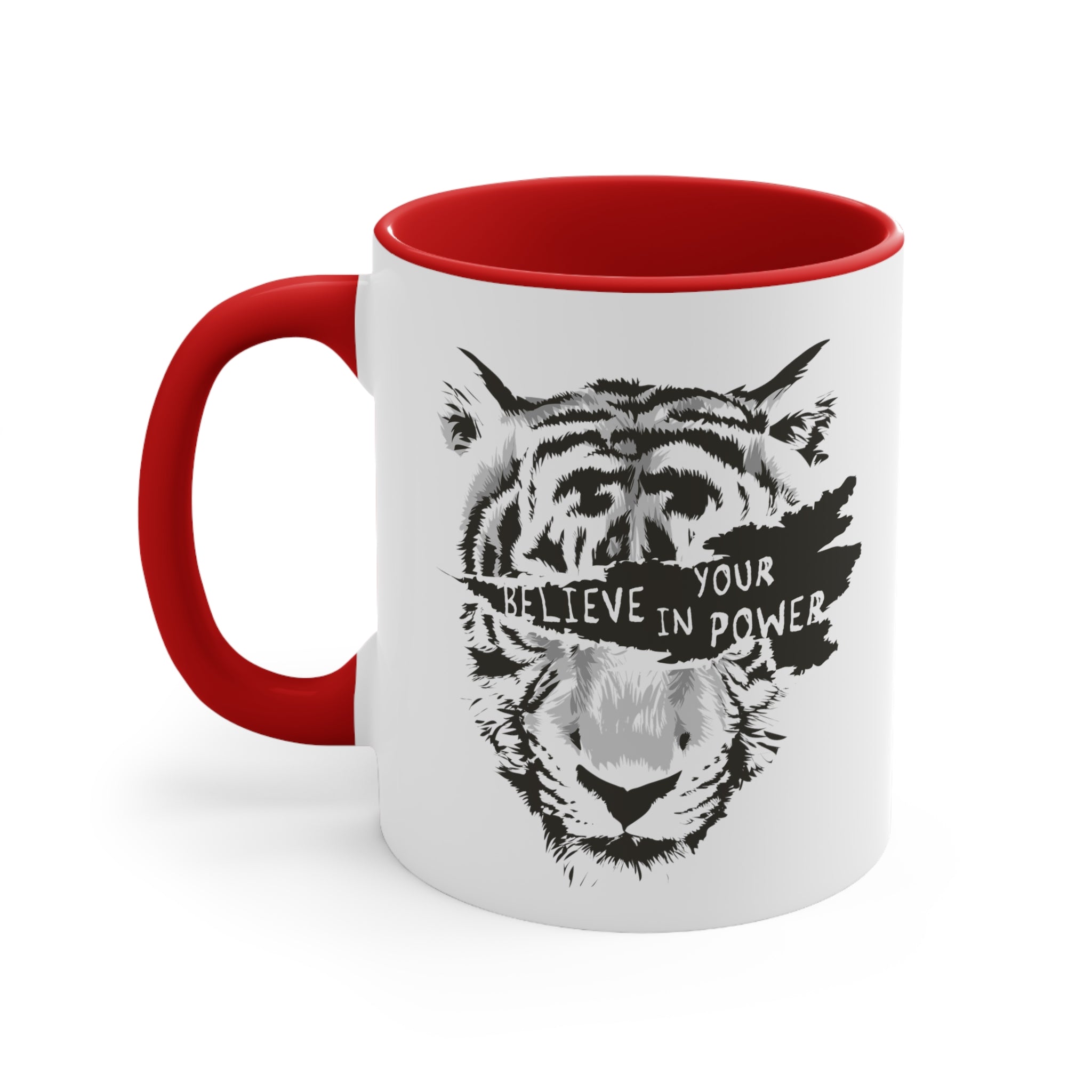 Believe In Your Power Accent Coffee Mug, 11oz-Phoenix Styles