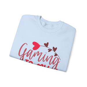 Gaming Is My Valentines-Valentine's Day Crewneck Sweatshirt-Phoenix Styles