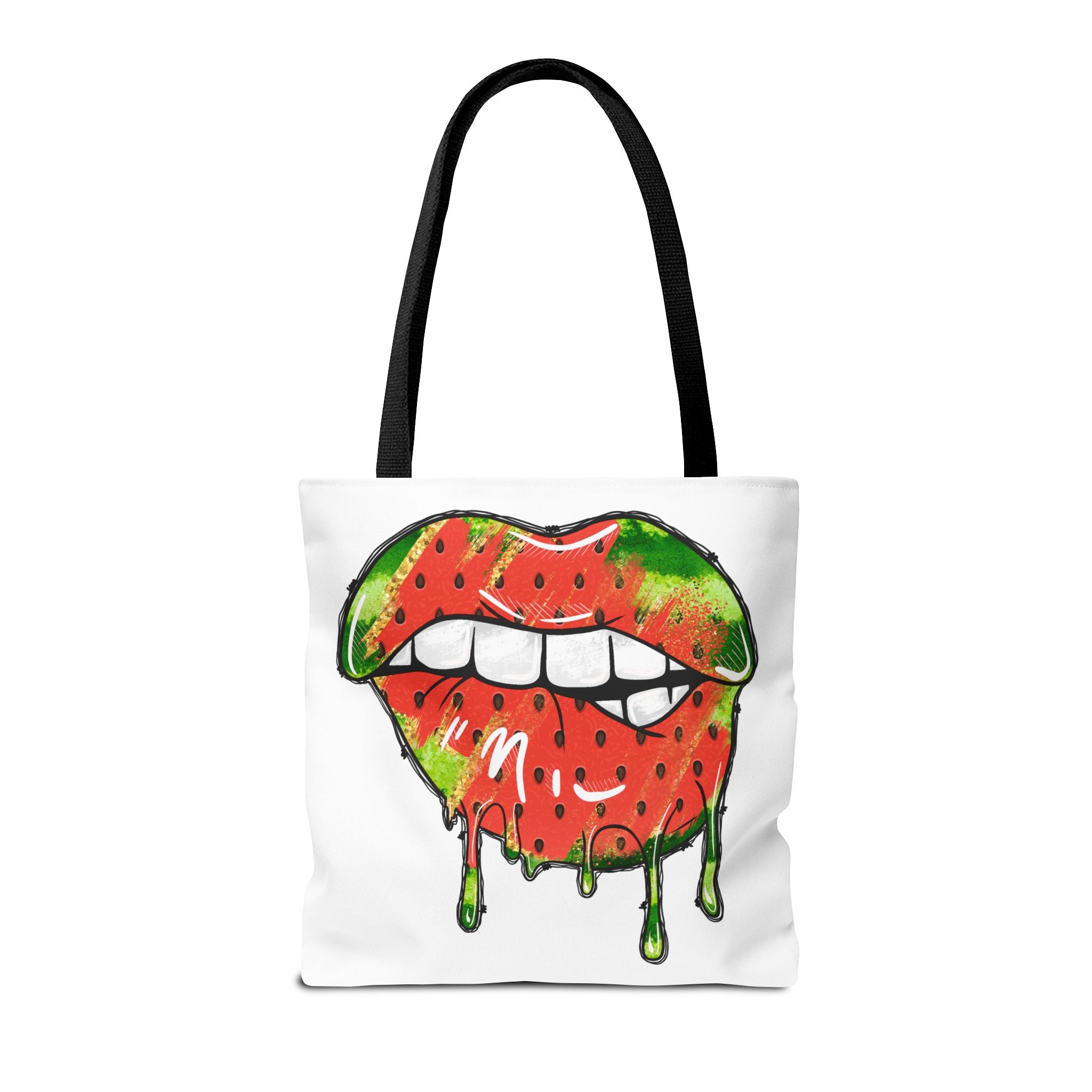 Watermelon Lips Tote Bag (AOP)-Phoenix Styles