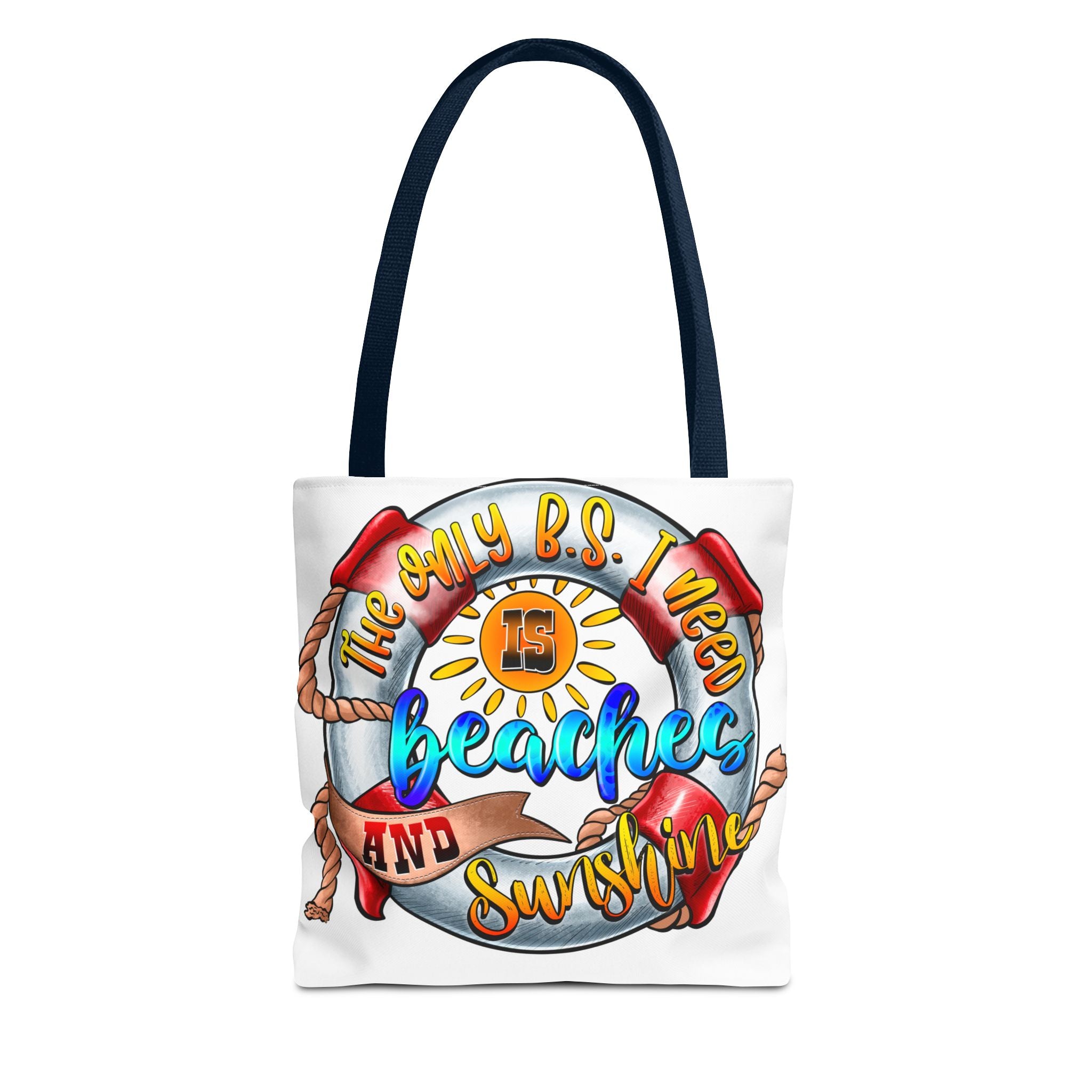 Beaches Sunshine Flip Flop Tote Bag-Phoenix Styles