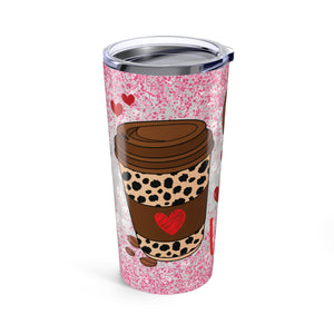 Coffee Is My Valentines Tumbler 20oz-Phoenix Styles