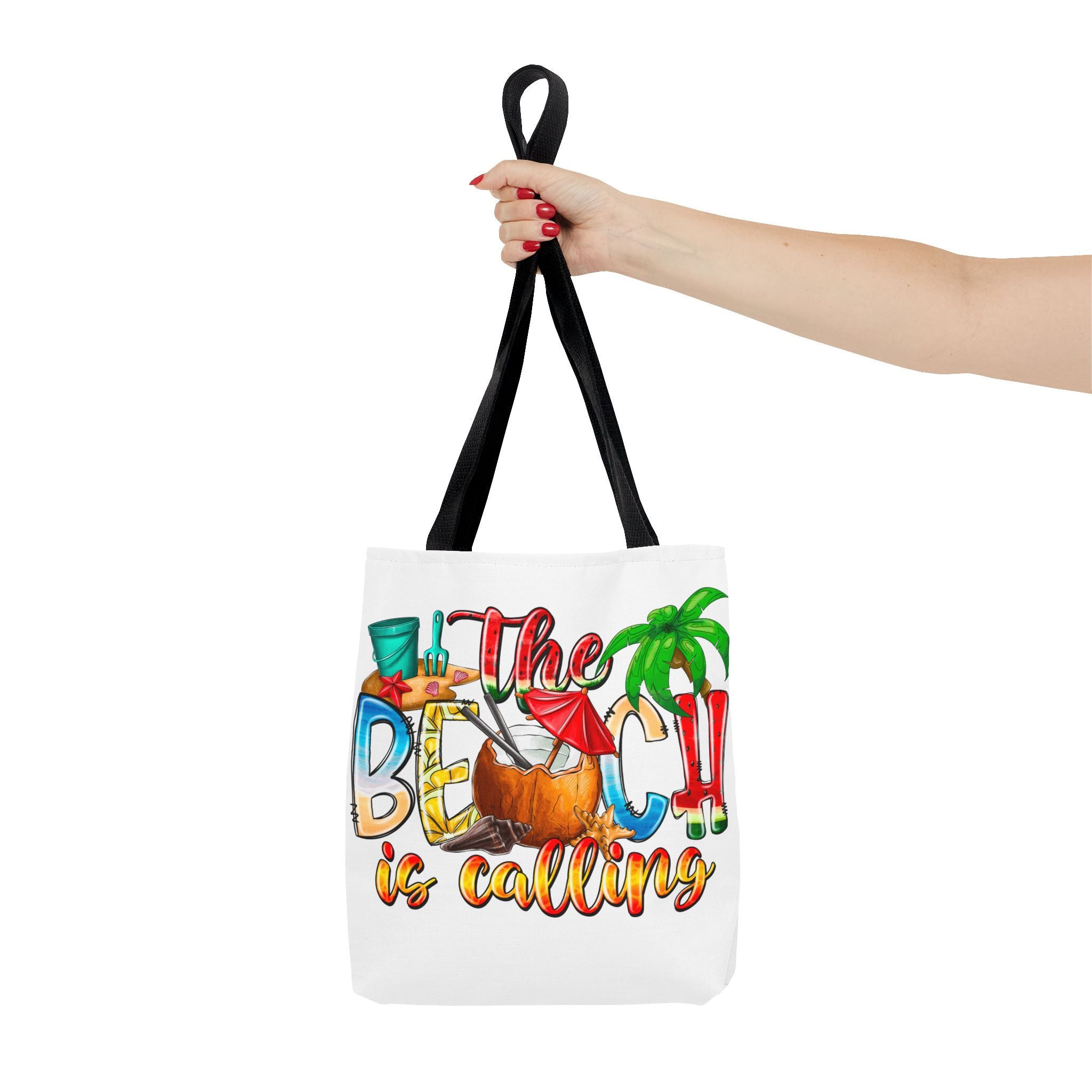 The Beach is Calling Tote Bag-Phoenix Styles