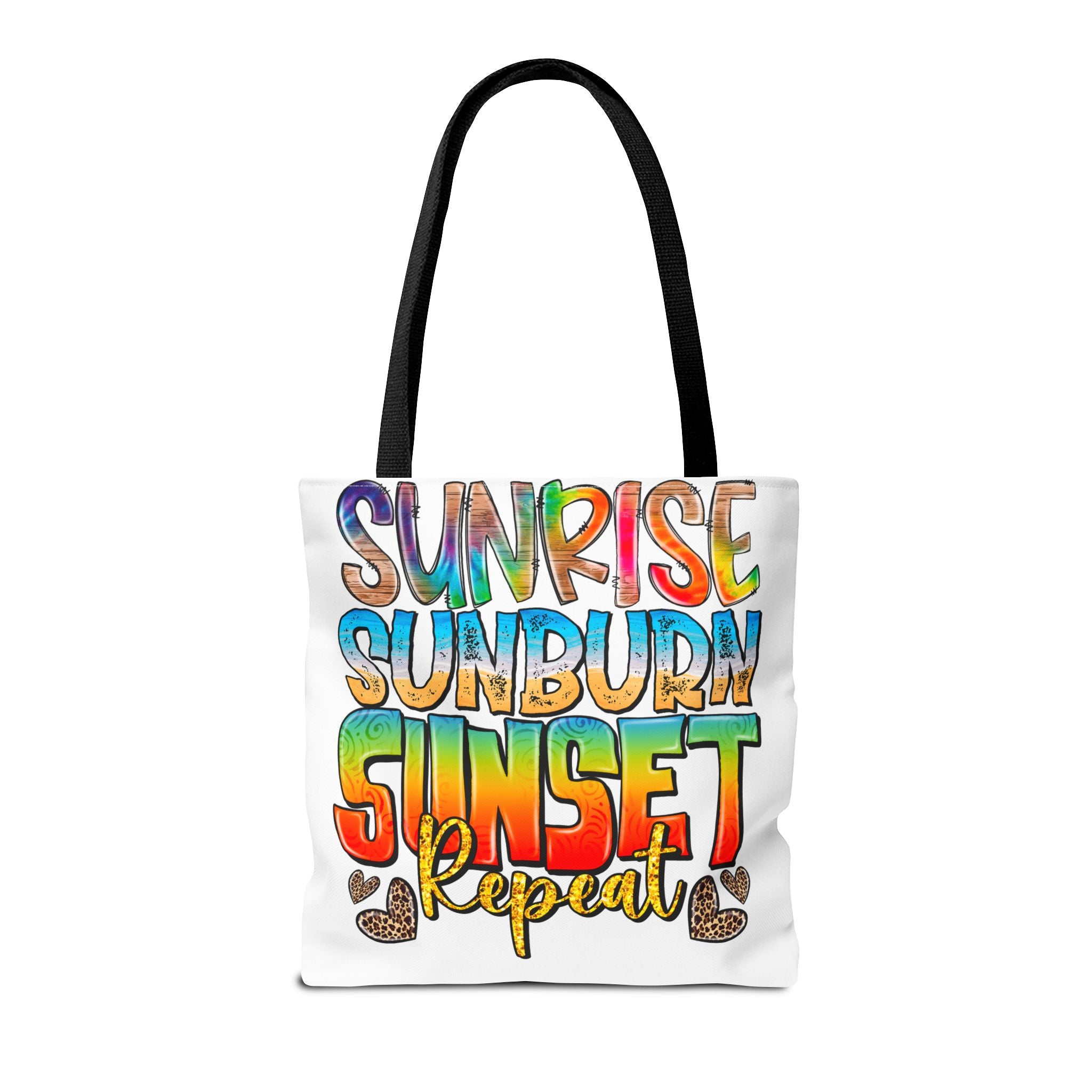 Sunrise Sunburn Sunset Repeat Tote Bag-Phoenix Styles