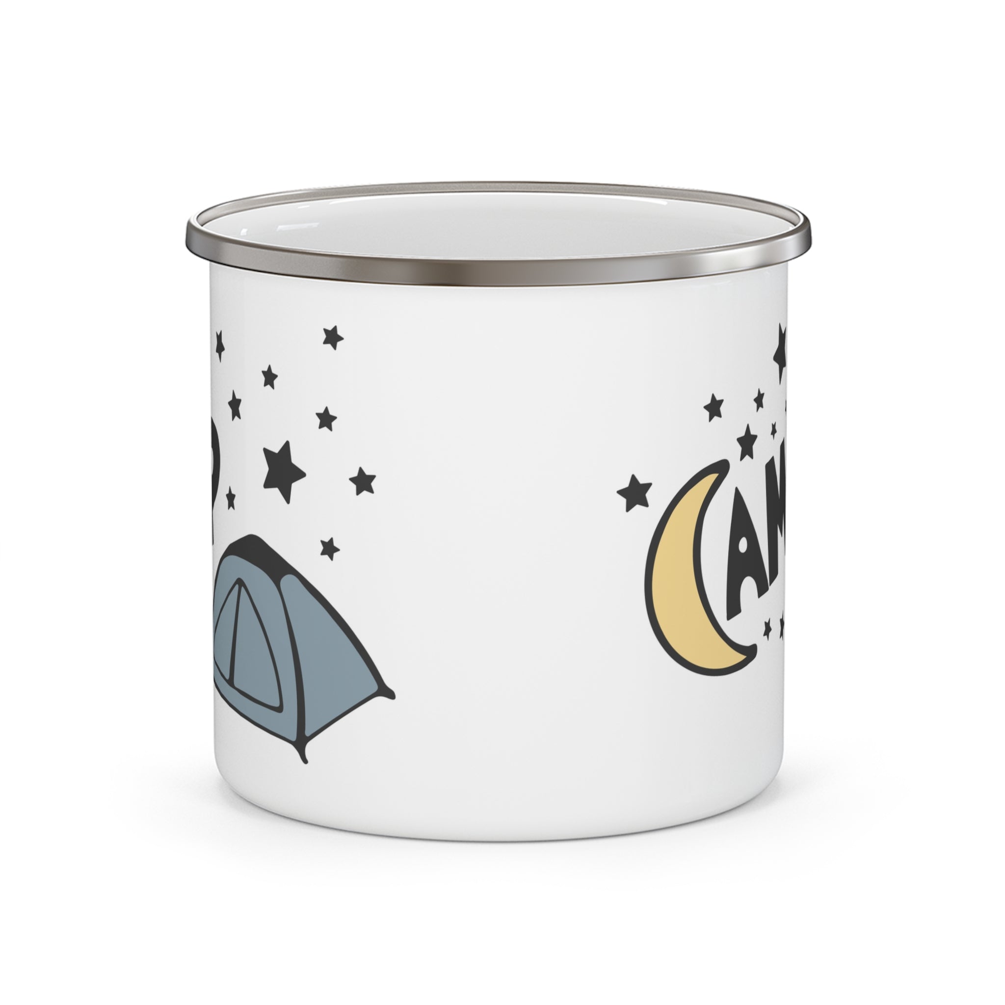 Adventure Awaits Enamel Camping Mug - Perfect for Nature Lovers & Campers