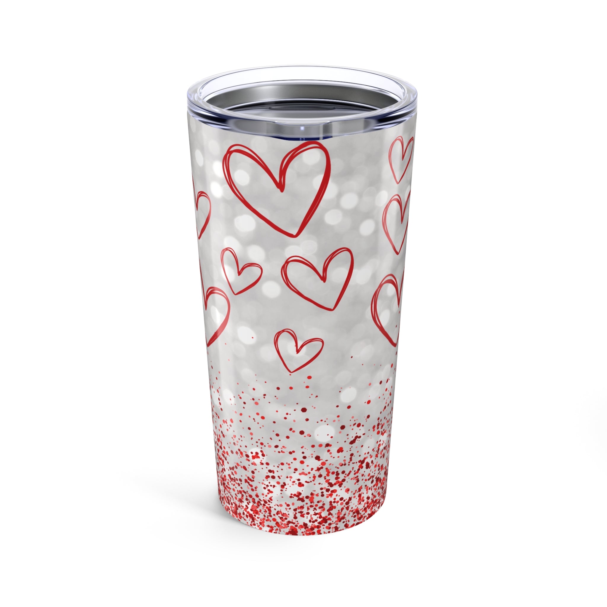 Hearty Heart Valentine's Day Tumbler-Phoenix Styles