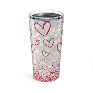 Hearty Heart Valentine's Day Tumbler-Phoenix Styles