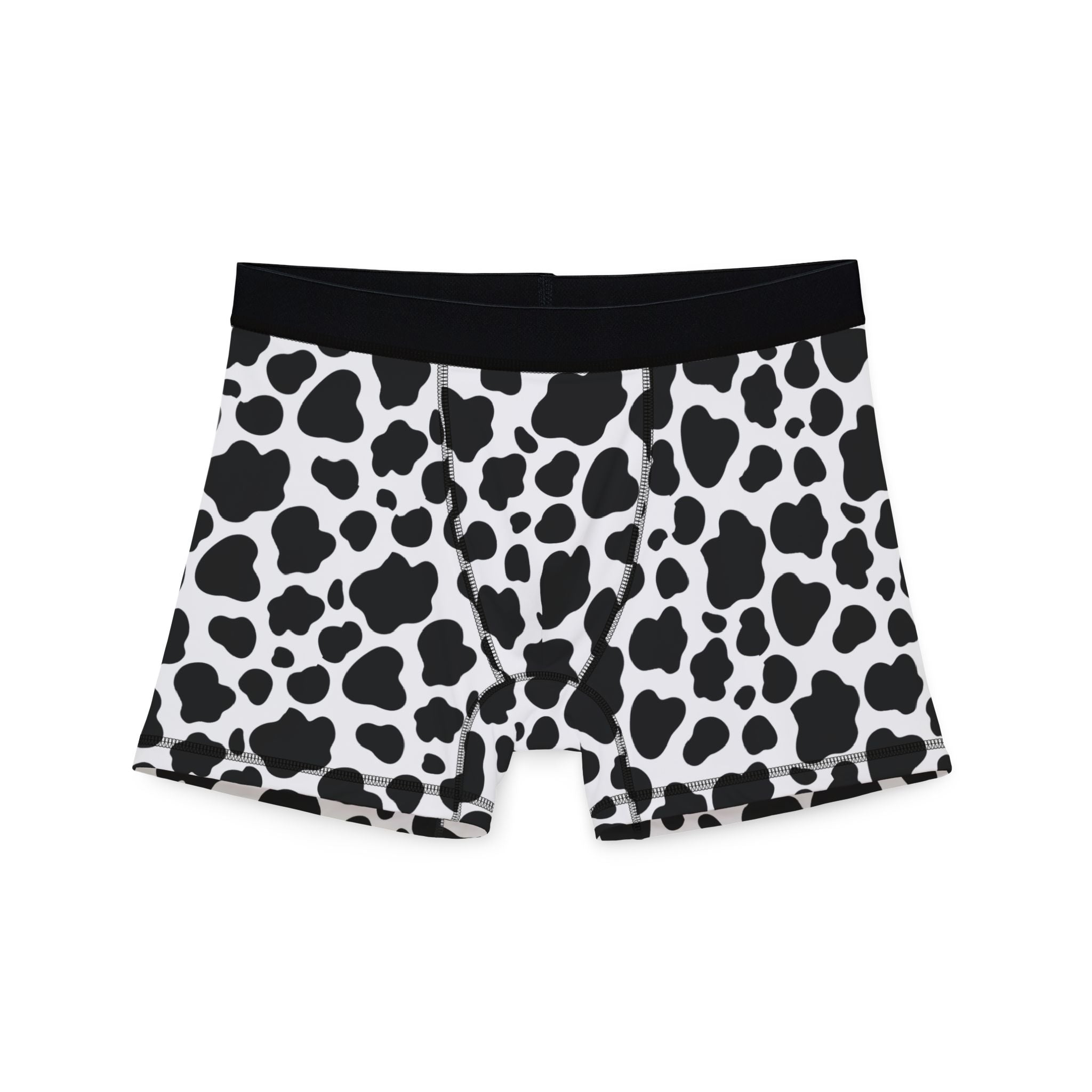 Men's Cow Print Boxers | Comfortable & Fun Underwear for Everyday Wear