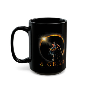 Meow Solar Black Mug (11oz, 15oz)-Phoenix Styles