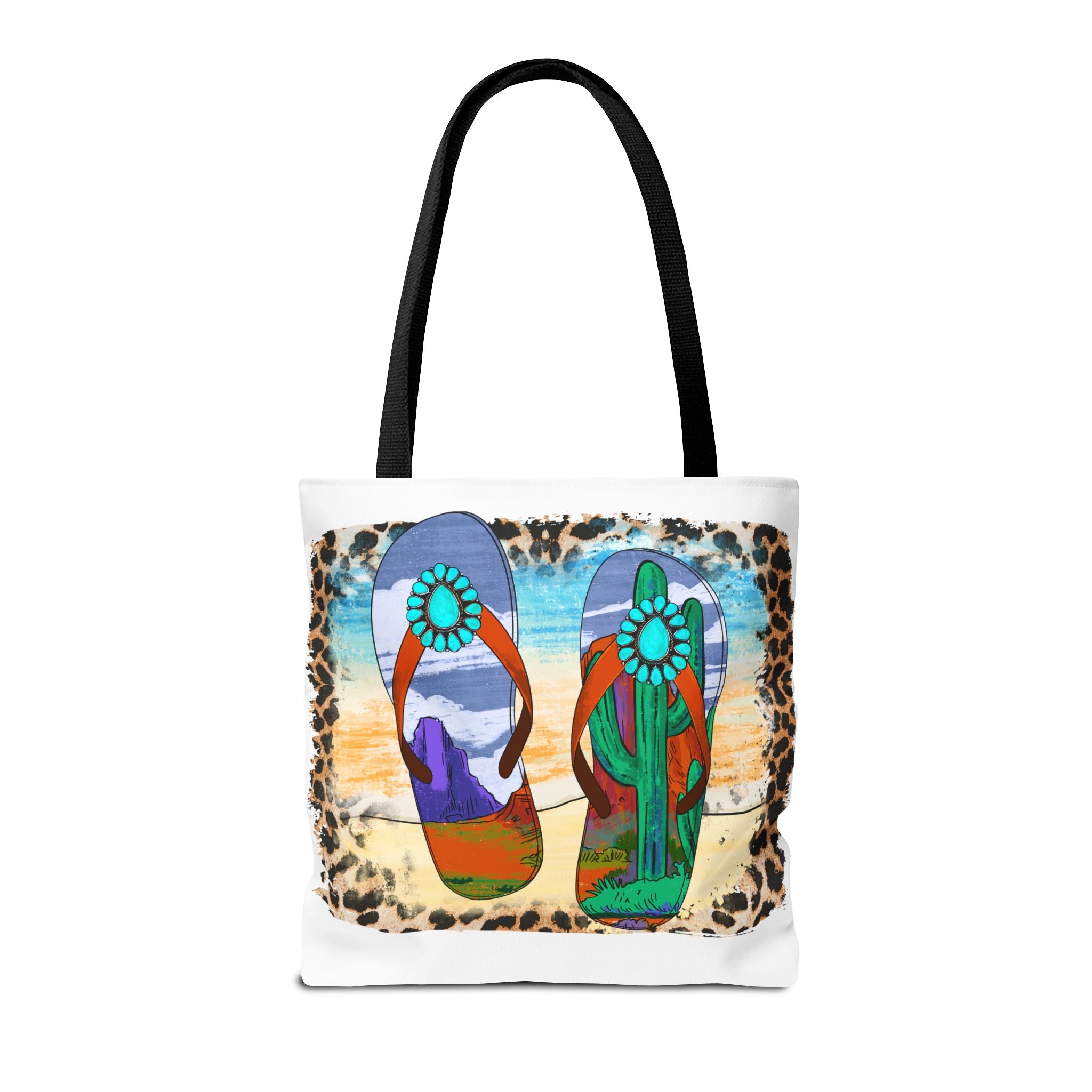 Flips Flops Summer Tote Bag-Phoenix Styles