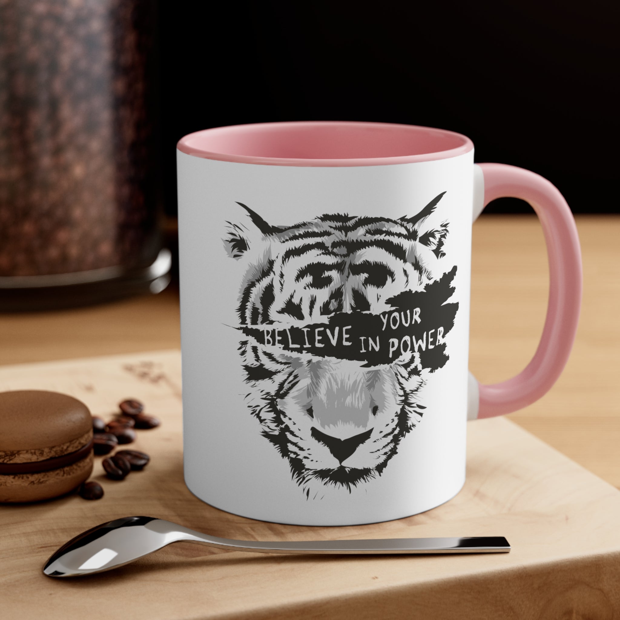 Believe In Your Power Accent Coffee Mug, 11oz-Phoenix Styles