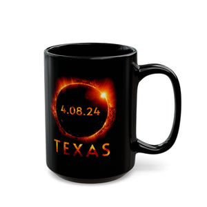 Solar Eclipse 04-08-2024 Black Mug (11oz, 15oz)-Phoenix Styles