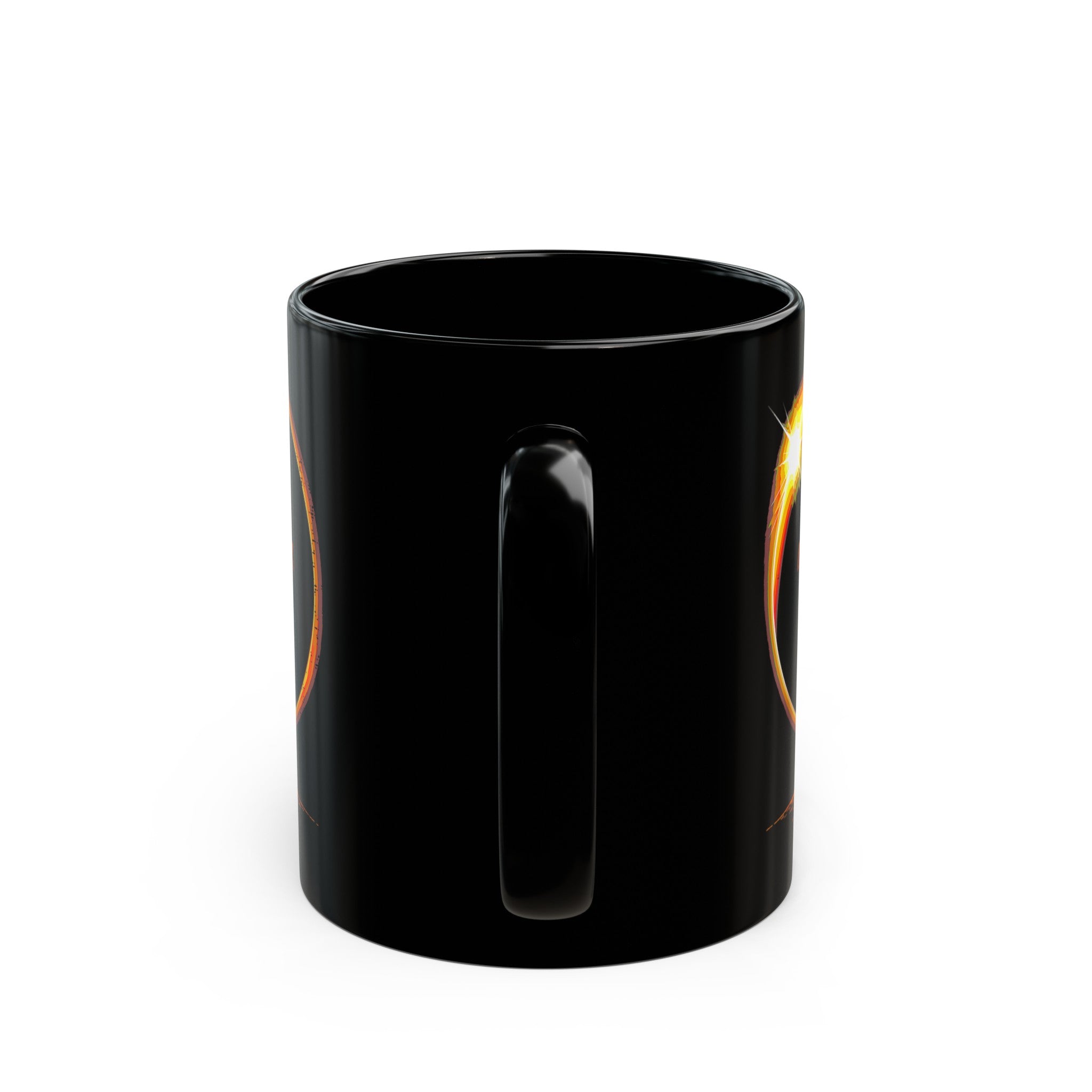 Solar Eclipse Black Mug (11oz, 15oz)-Phoenix Styles