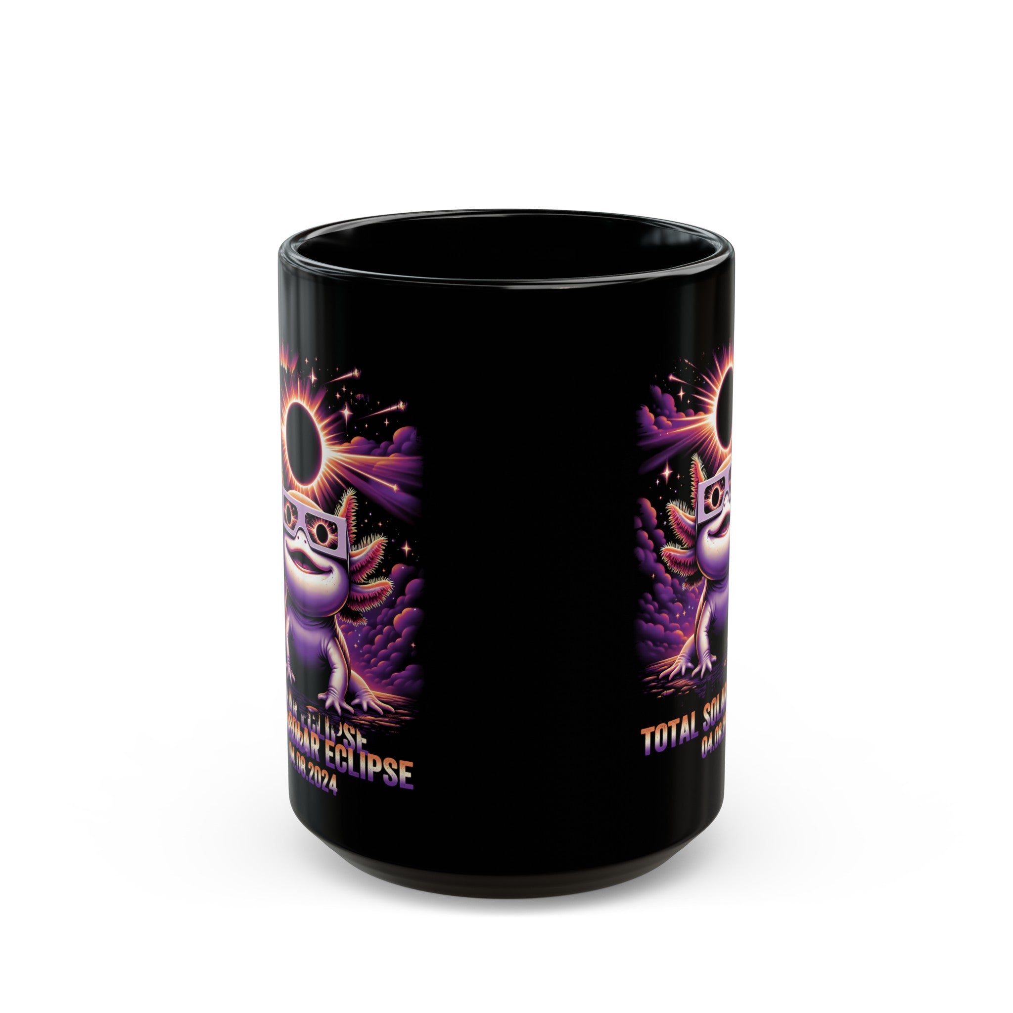 Total Solar Eclipse Black Mug (11oz, 15oz)-Phoenix Styles