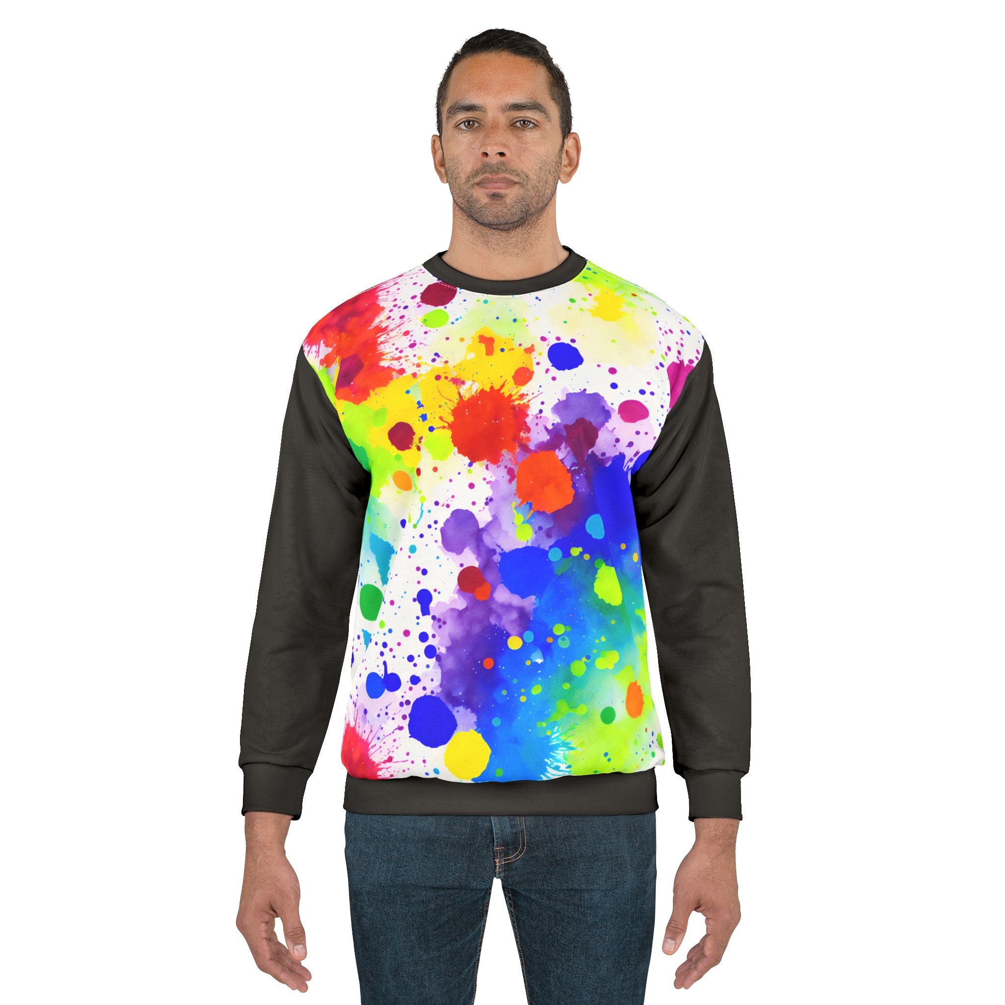 Abstract Flow Sweatshirt-Phoenix Styles