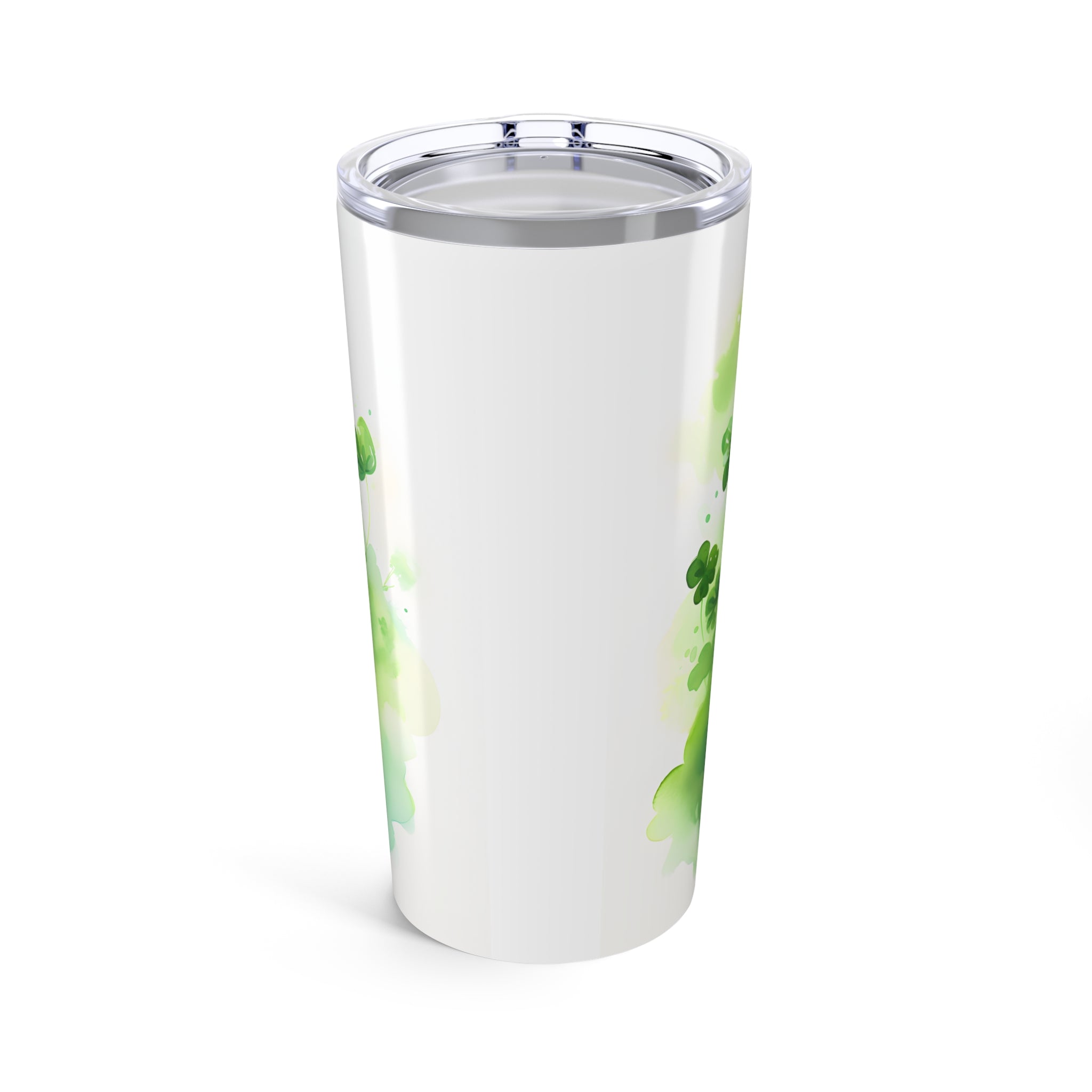 Pomeranian Tumbler 20oz - St. Patrick's Day Dog Tumbler with Green Theme