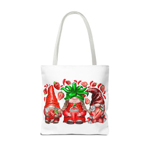 Strawberry Gnomes Tote Bag-Phoenix Styles