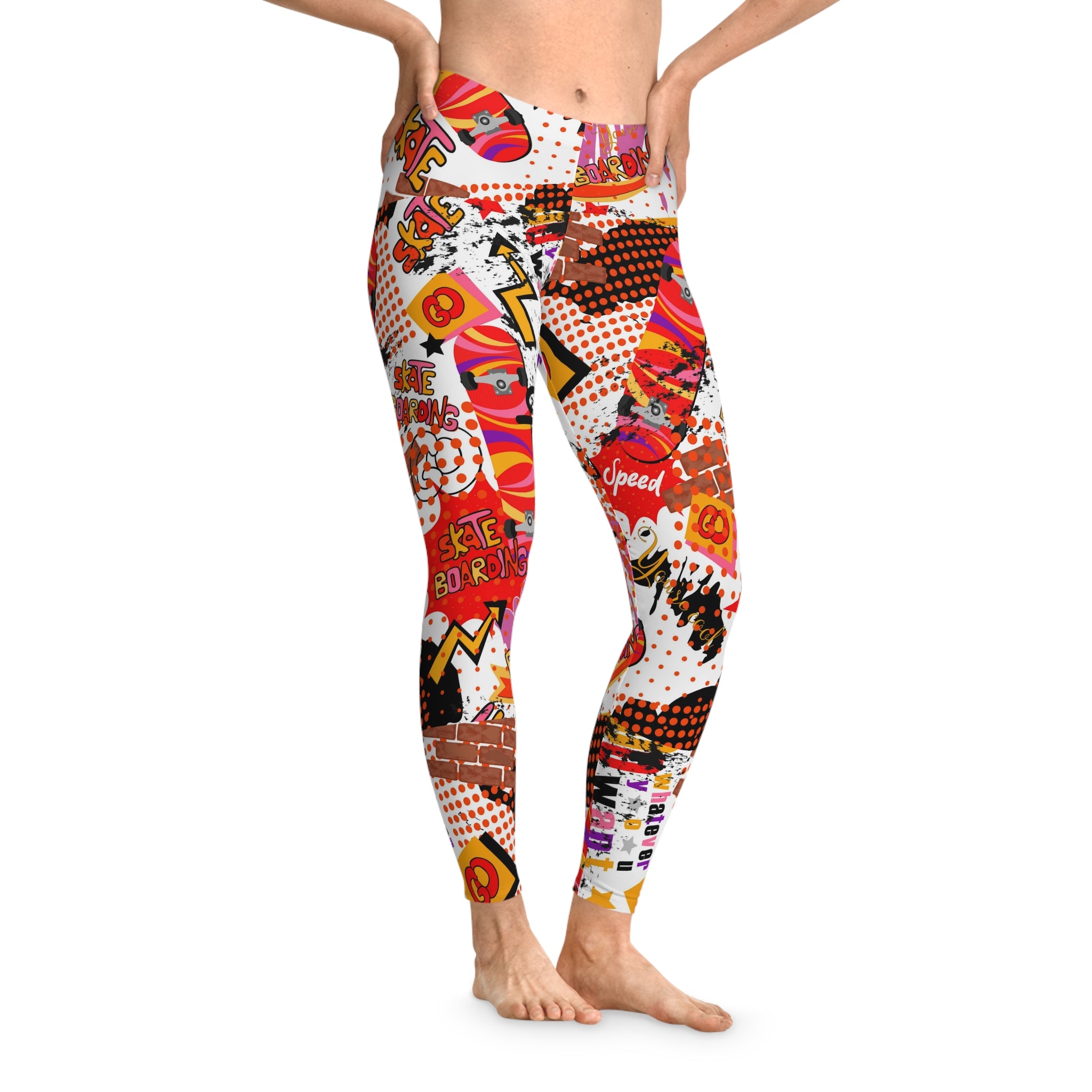 Urban Pulse Graffiti Leggings