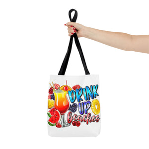 Drink up Beaches Tote Bag-Phoenix Styles