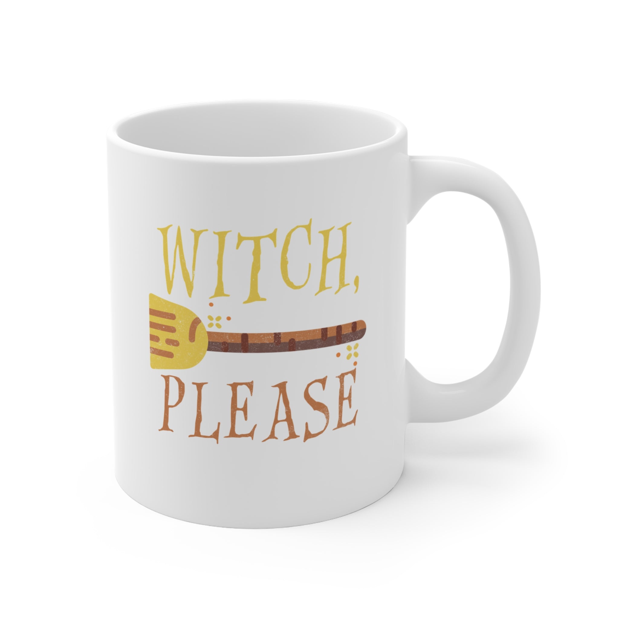 Witch Please White Ceramic Mug