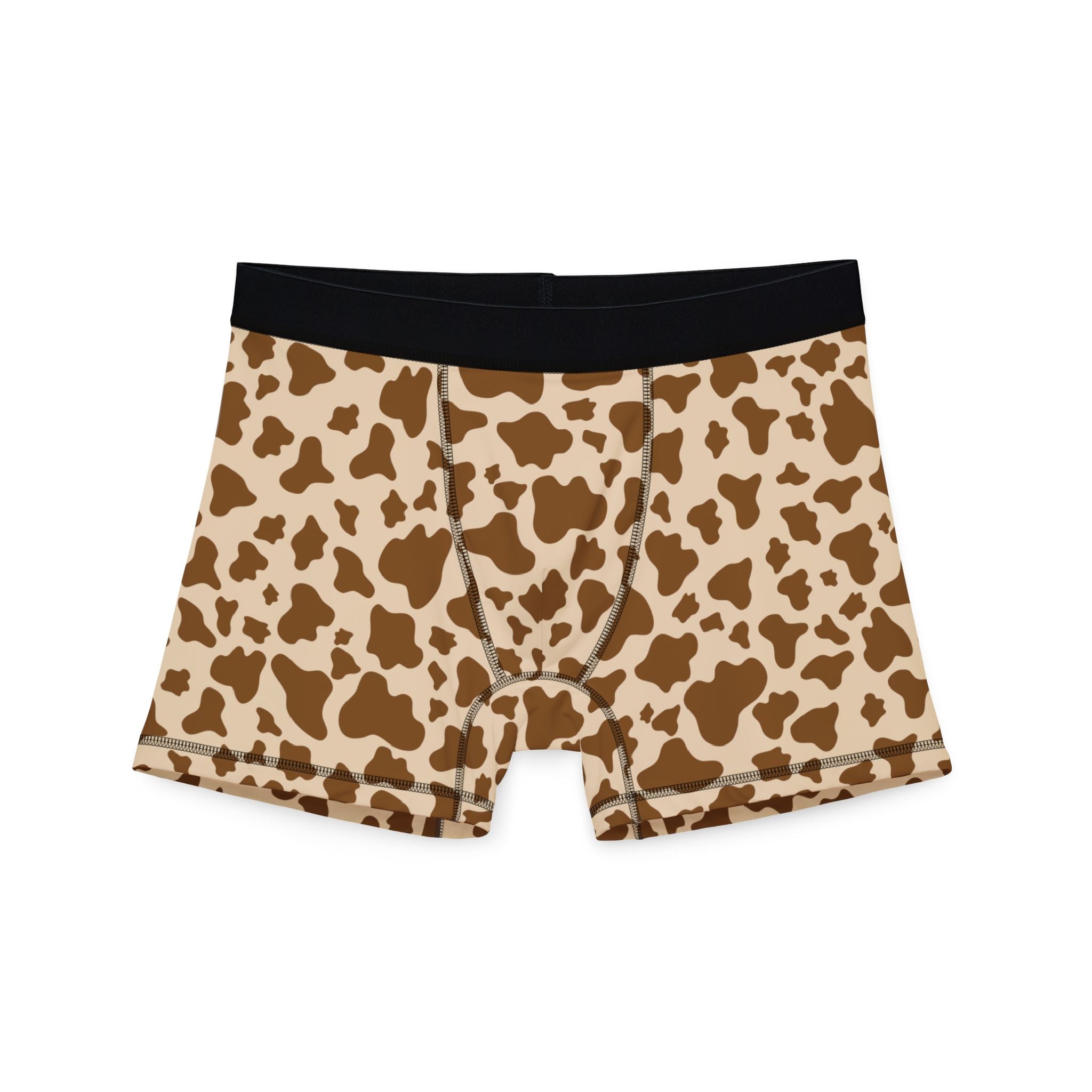Fun Cow Print Men's Boxers - Comfortable & Stylish Underwear