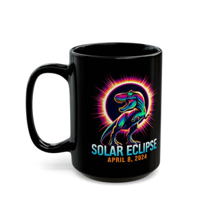 Dino Solar Eclipse Black Mug (11oz, 15oz)-Phoenix Styles