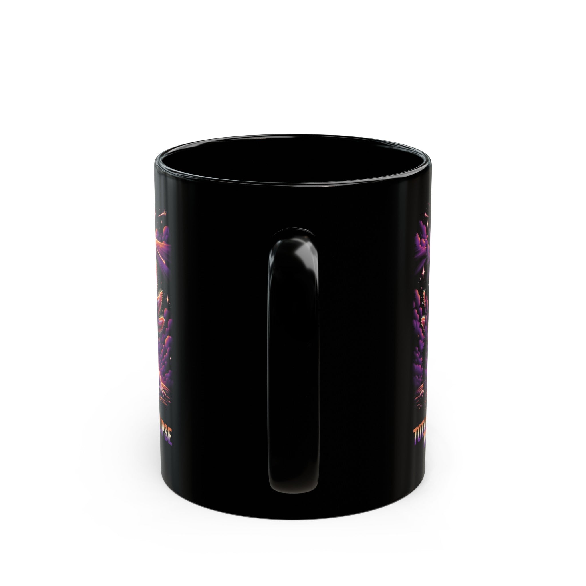 Total Solar Eclipse Black Mug (11oz, 15oz)-Phoenix Styles