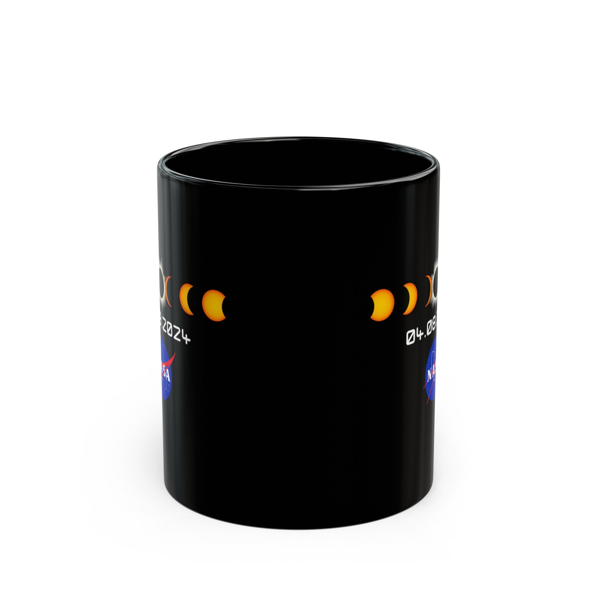 Eclipse Nasa Black Mug (11oz, 15oz)-Phoenix Styles