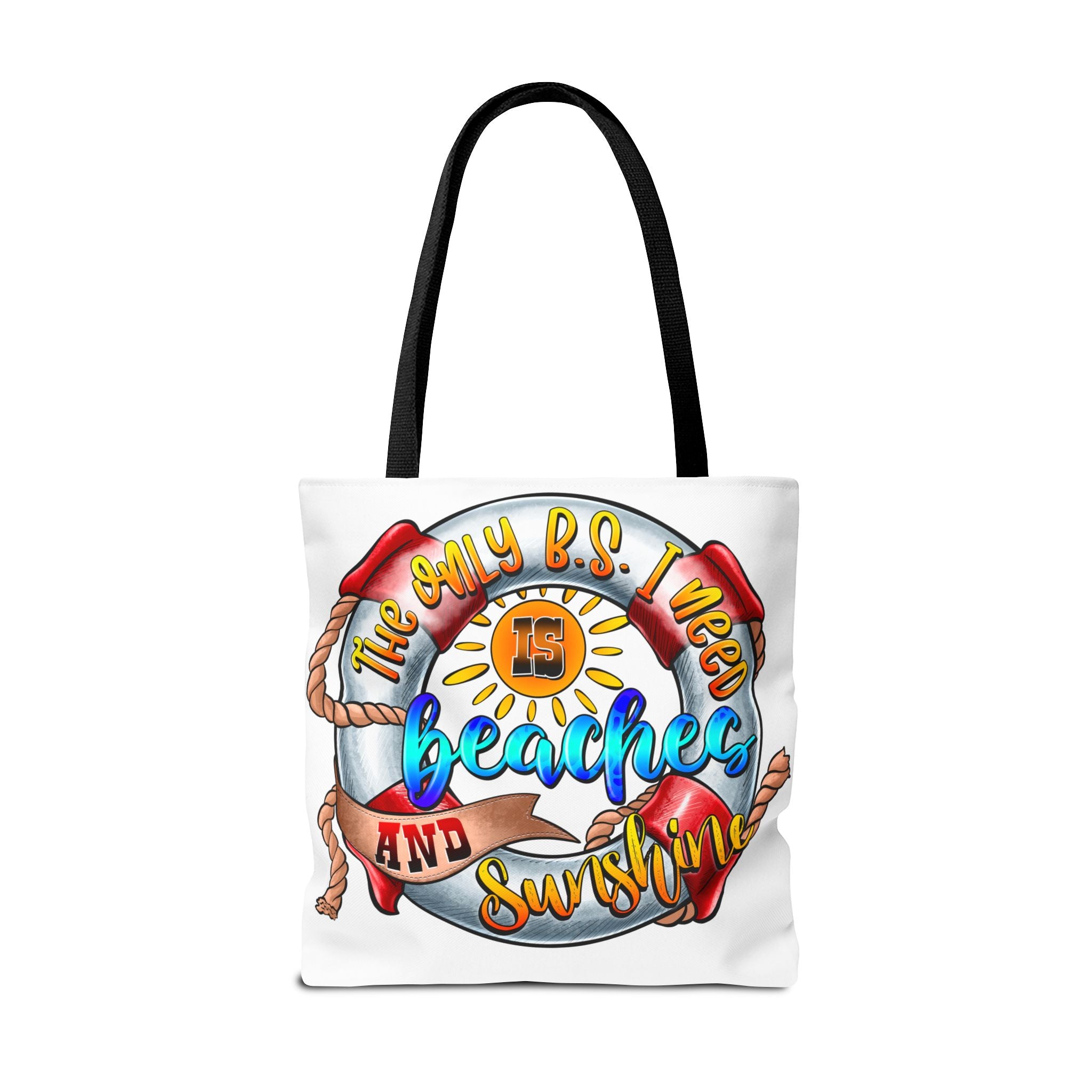 Beaches Sunshine Flip Flop Tote Bag-Phoenix Styles