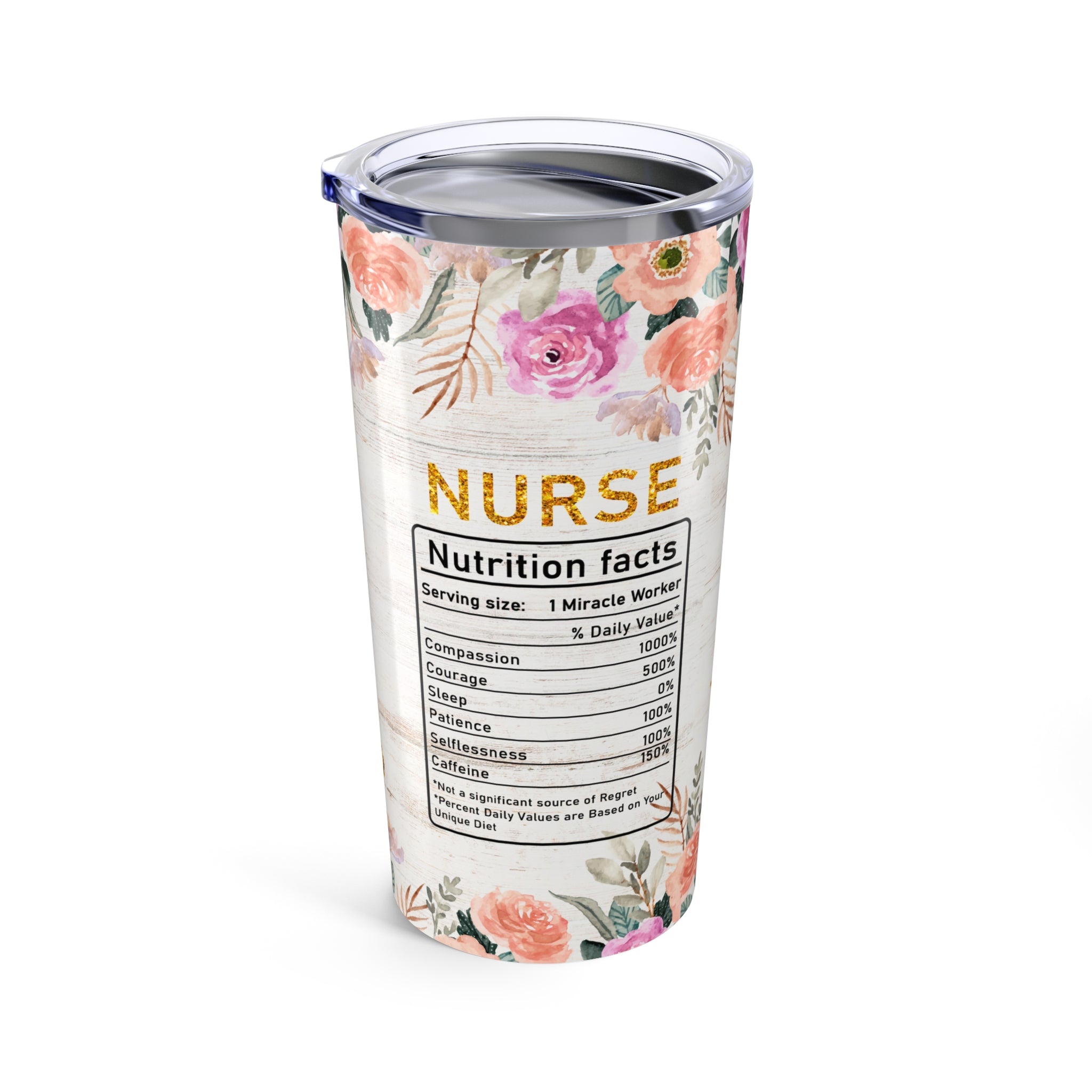 Floral Design 20oz Tumbler | Stylish Insulated Travel Mug for All Occasions