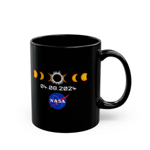 Eclipse Nasa Black Mug (11oz, 15oz)-Phoenix Styles