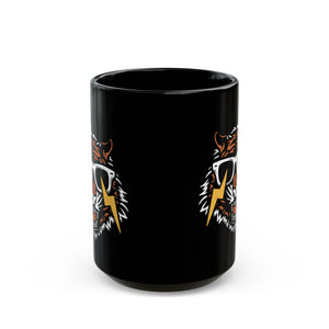 Tiger Black Mug (11oz, 15oz)-Phoenix Styles