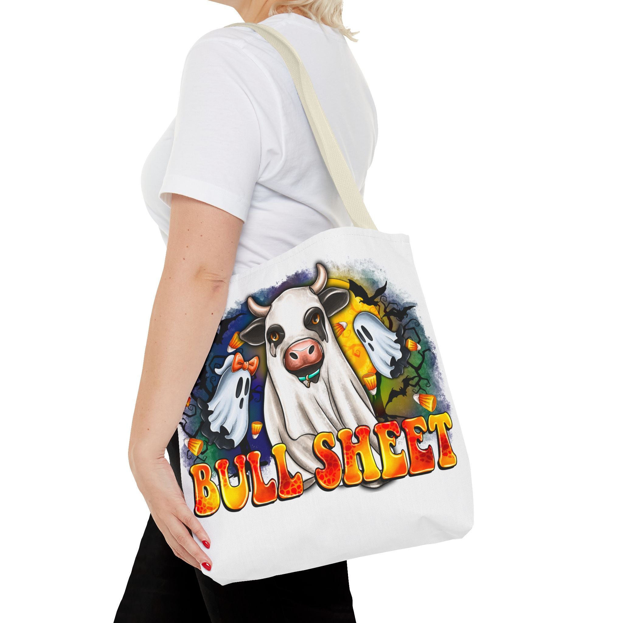 Bullsheet Halloween Tote Bag-Phoenix Styles