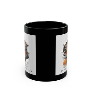 Brave and Bold Black Mug (11oz, 15oz)-Phoenix Styles