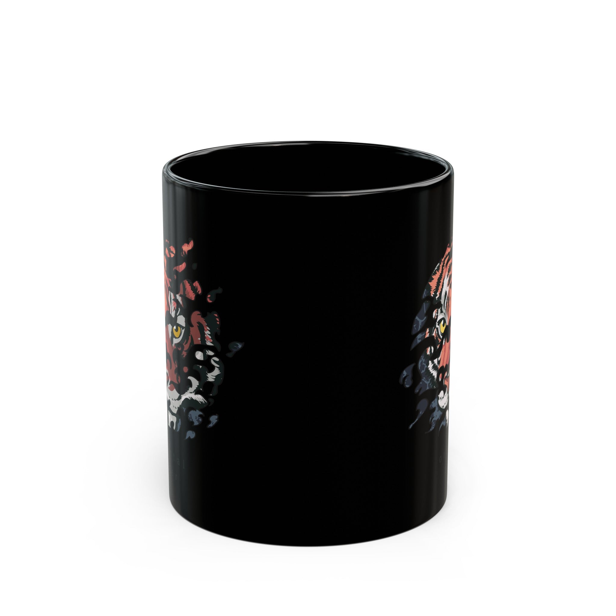 Tiger Black Mug (11oz, 15oz)-Phoenix Styles