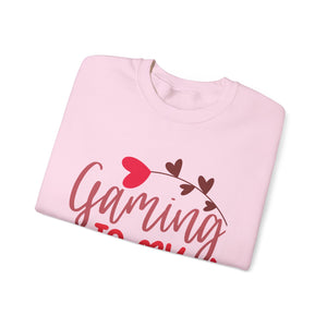 Gaming Is My Valentines-Valentine's Day Crewneck Sweatshirt-Phoenix Styles