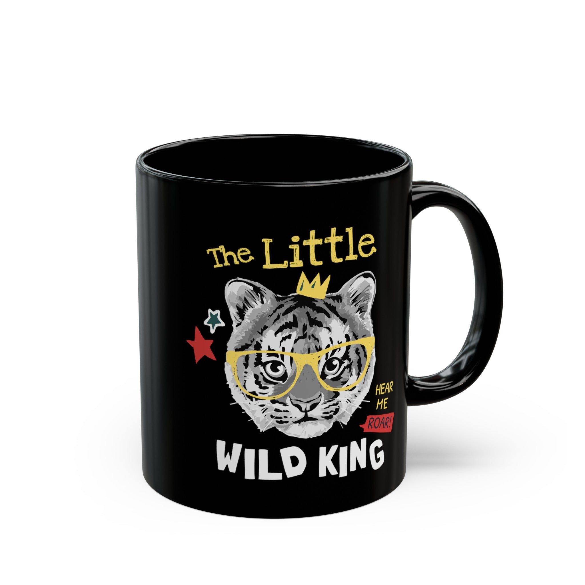 The Little Wild King Black Mug (11oz, 15oz)-Phoenix Styles