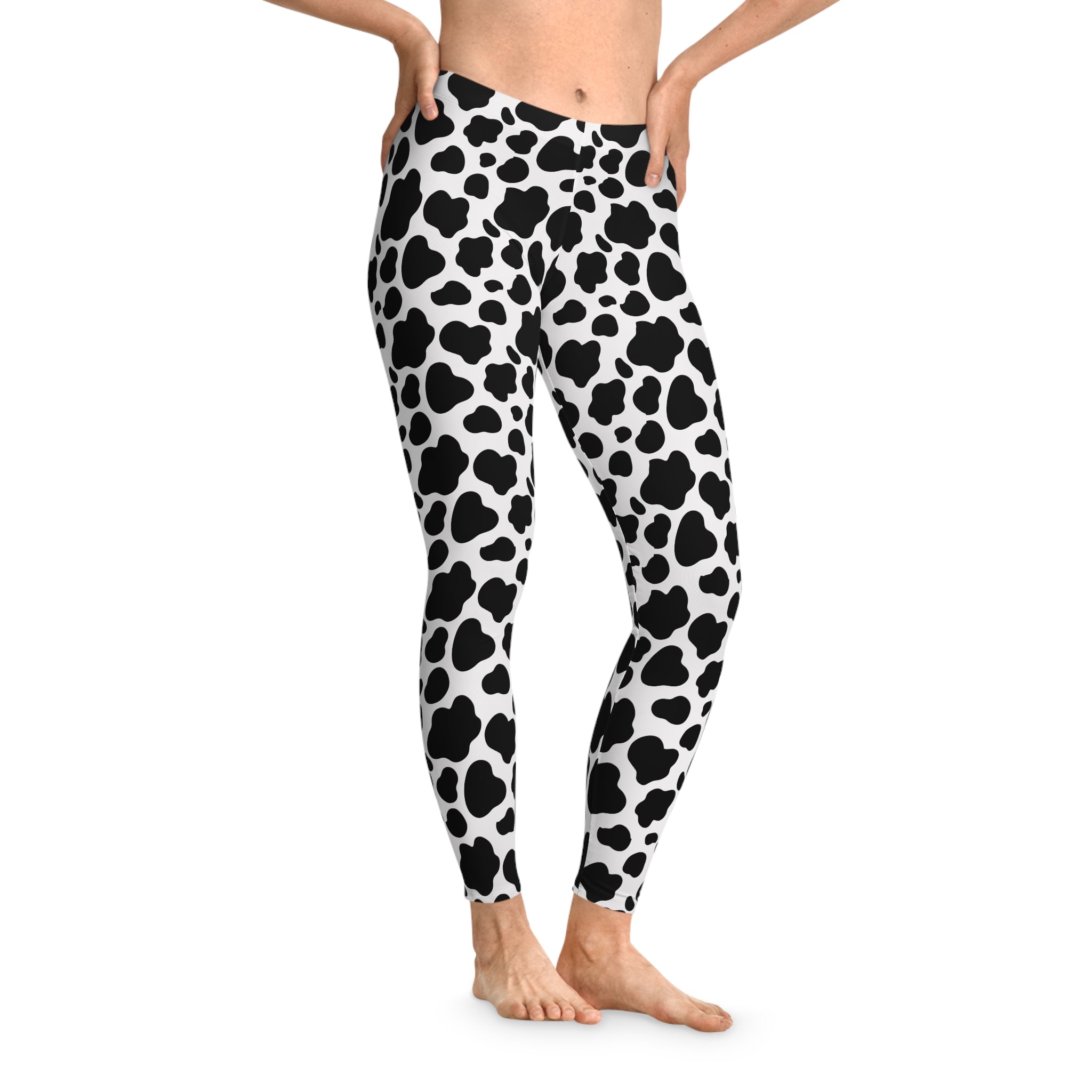 Cow Print Leggings