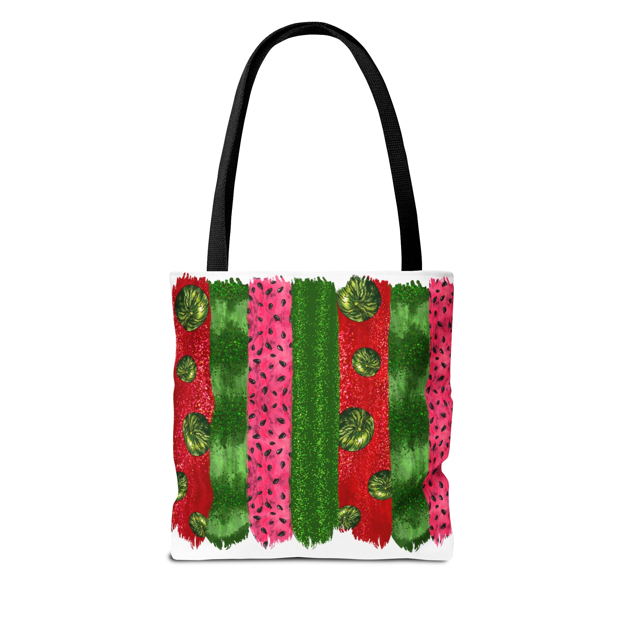 Watermelon Bursh Stroke Tote Bag-Phoenix Styles