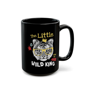 The Little Wild King Black Mug (11oz, 15oz)-Phoenix Styles