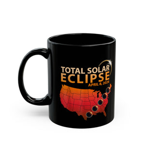 Total Solar Eclipse Black Mug (11oz, 15oz)-Phoenix Styles