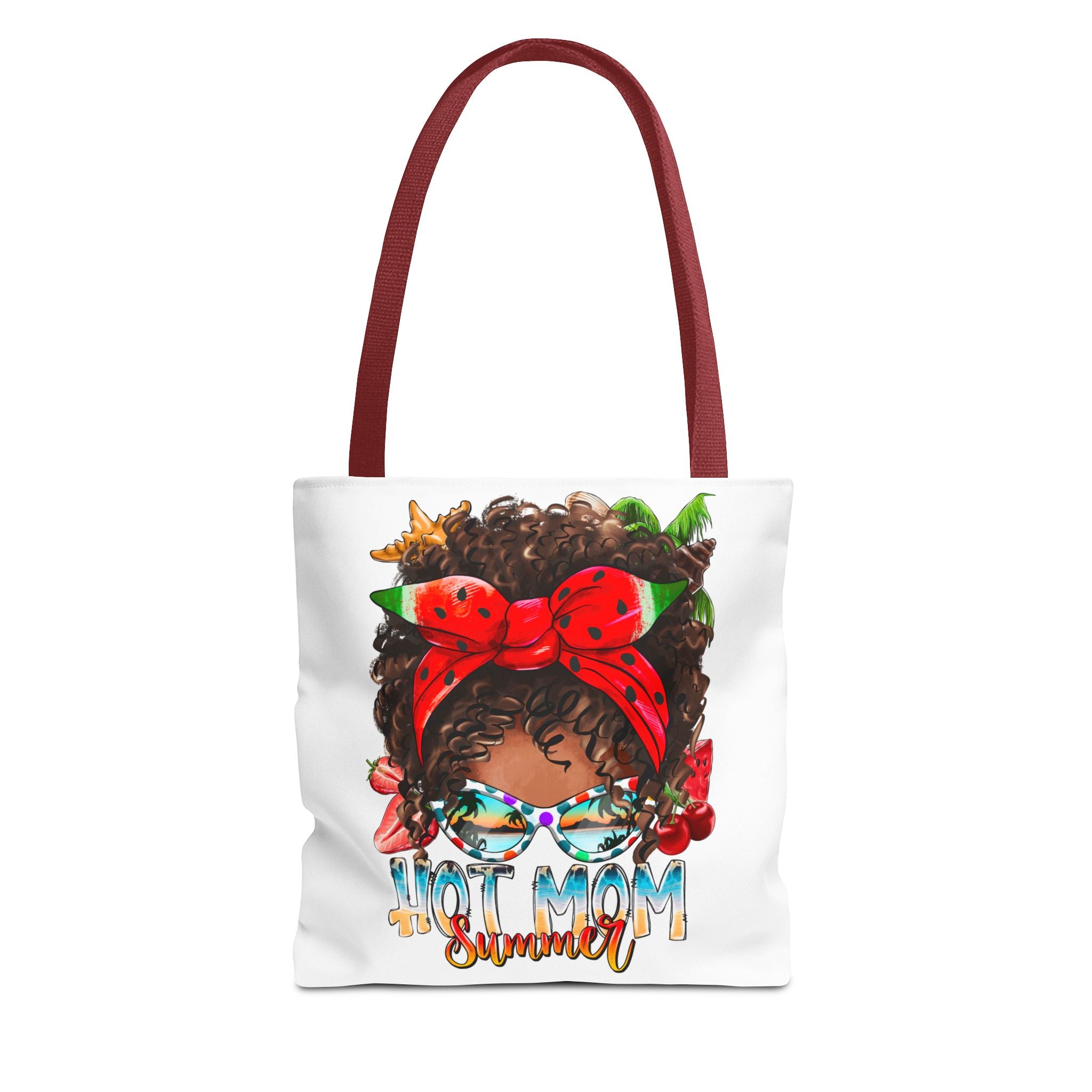 Hot Mom Summer Afro Tote Bag-Phoenix Styles