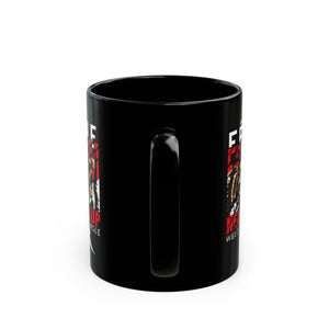 Feline Freedom Black Mug (11oz, 15oz)-Phoenix Styles