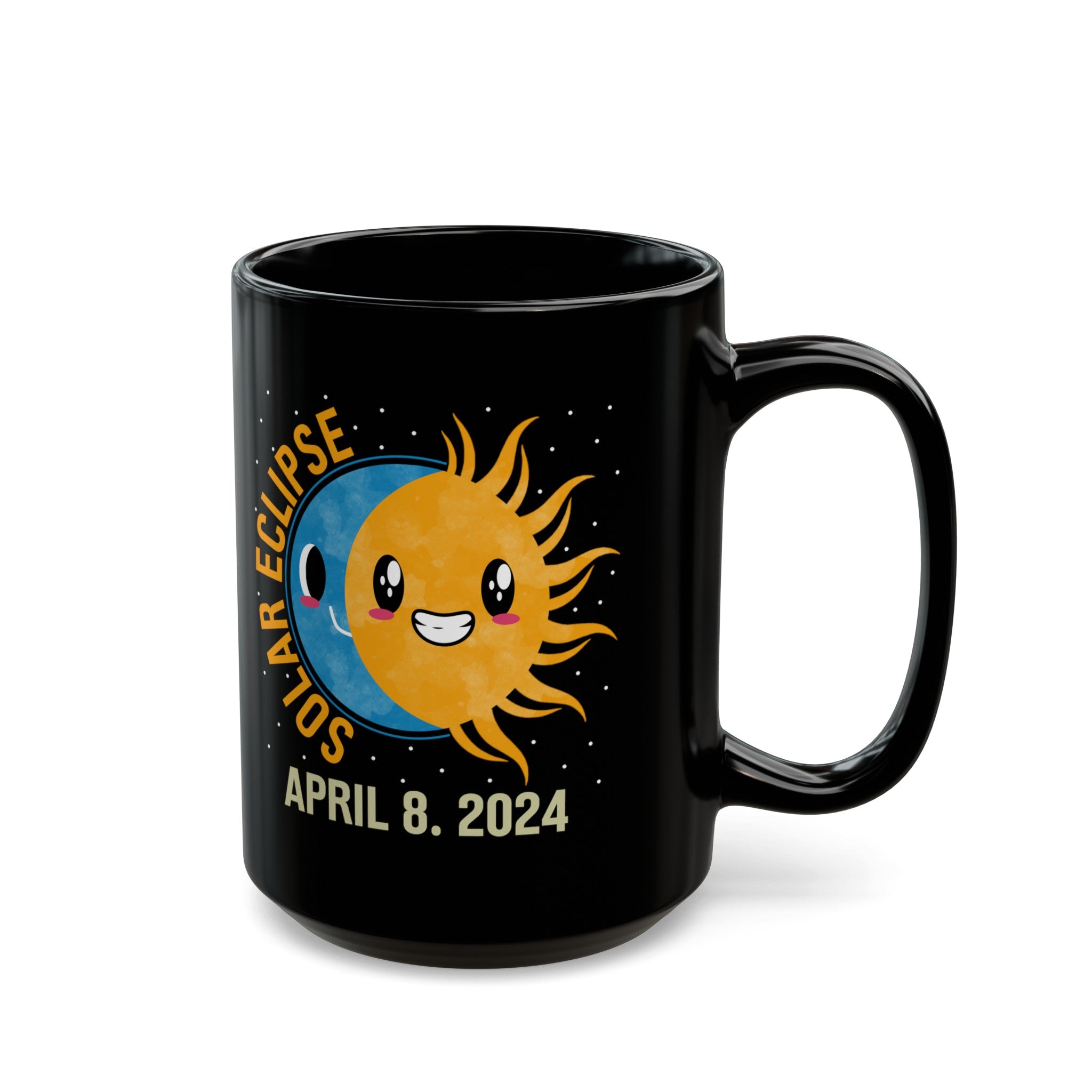 Solar Eclipse Black Mug (11oz, 15oz)-Phoenix Styles