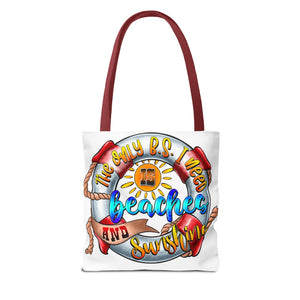 Beaches Sunshine Flip Flop Tote Bag-Phoenix Styles