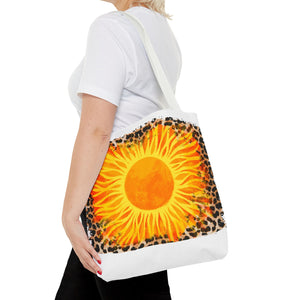 Sun with Leopard Tote Bag-Phoenix Styles