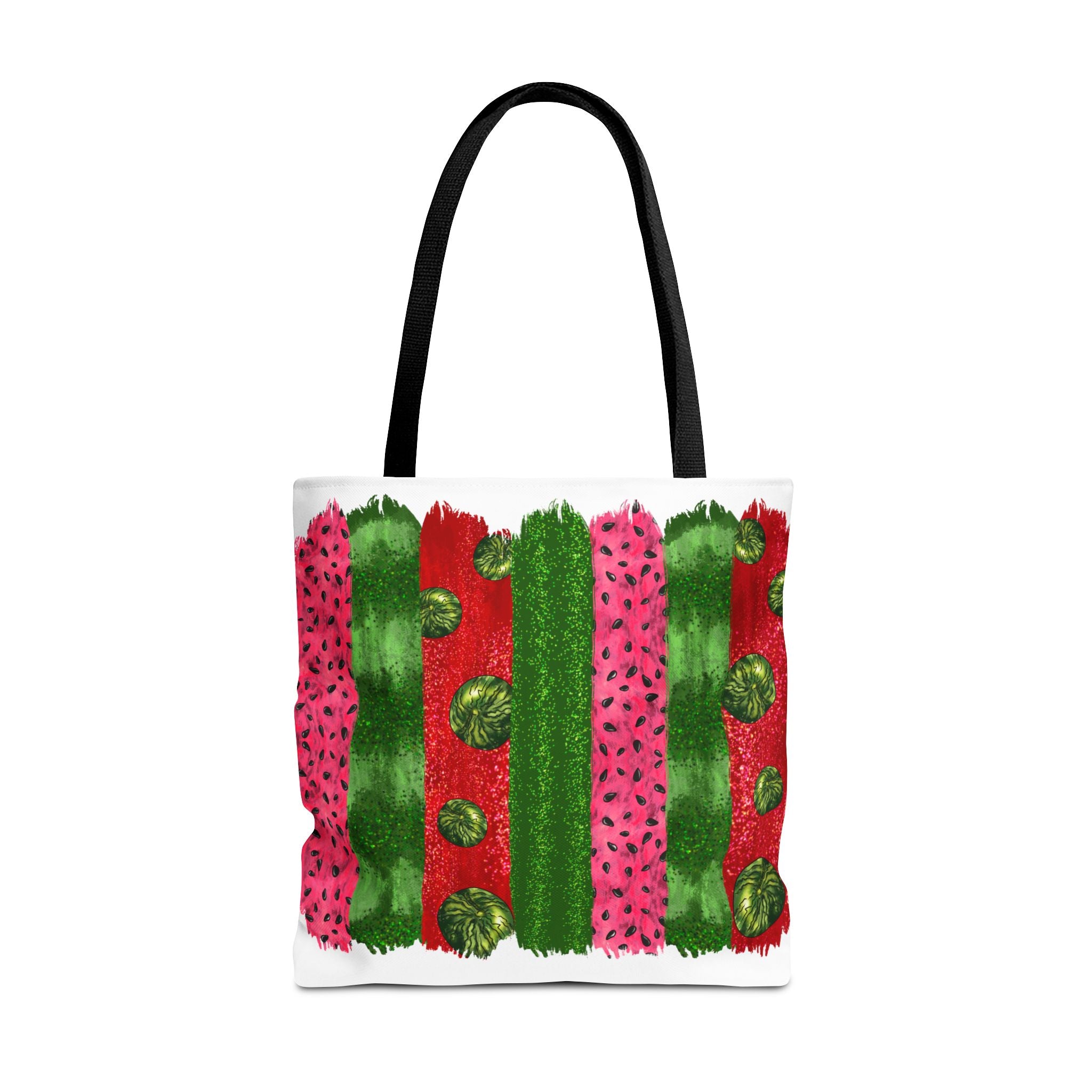 Watermelon Bursh Stroke Tote Bag-Phoenix Styles