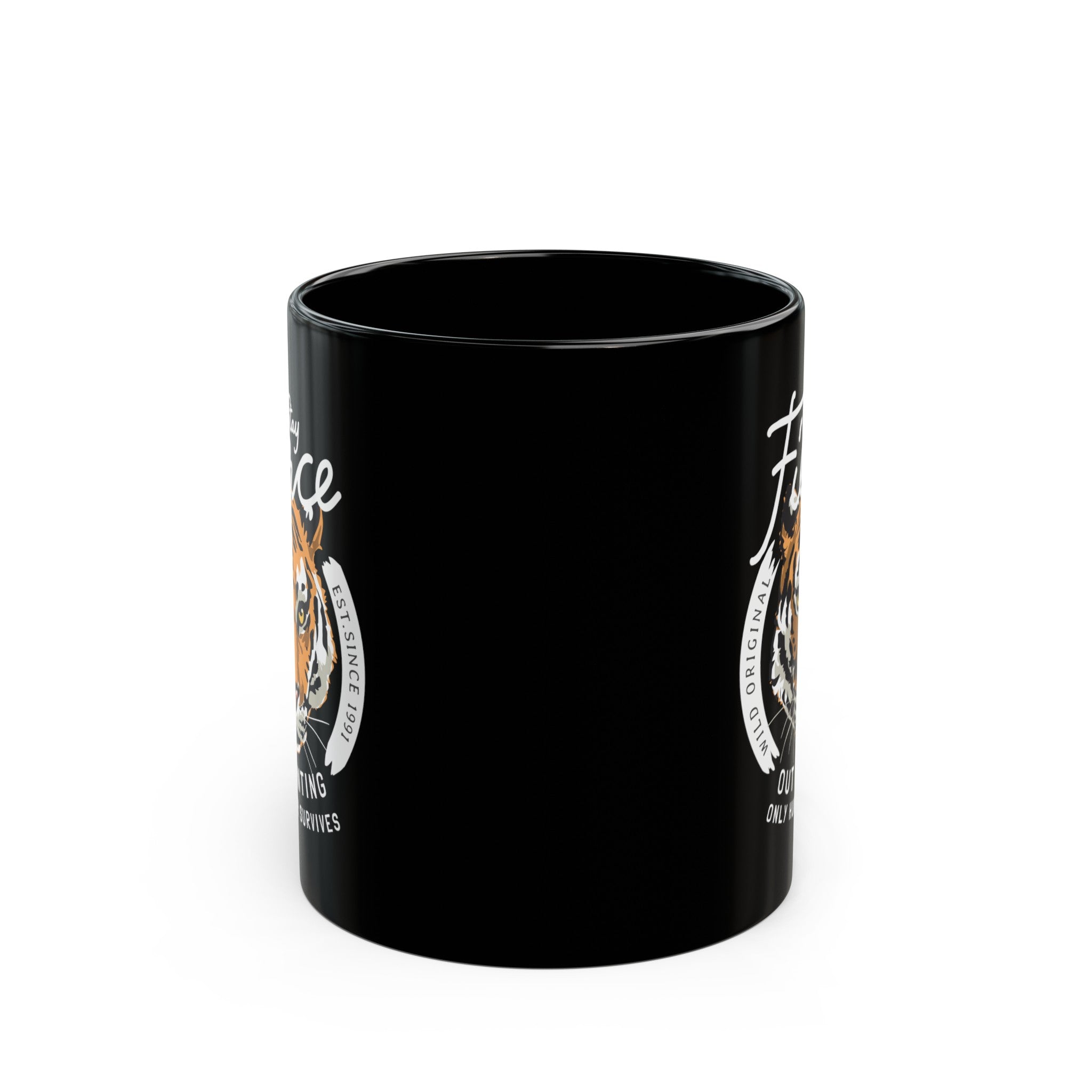 Stay Fierced Black Mug (11oz, 15oz)-Phoenix Styles