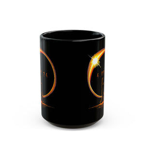 Solar Eclipse Black Mug (11oz, 15oz)-Phoenix Styles